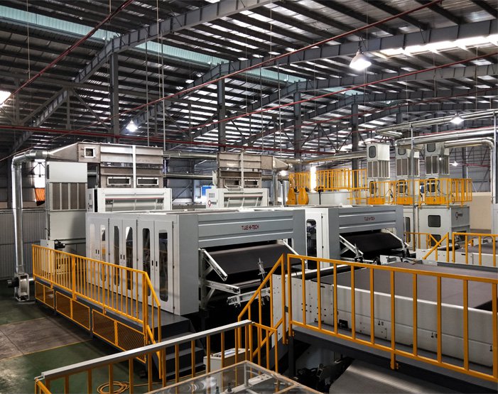 Línea de guata en spray