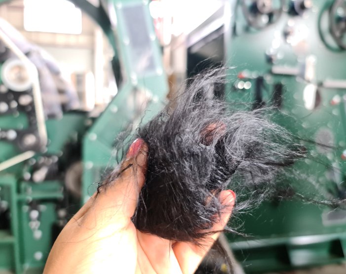 fibra de carbono no tejida